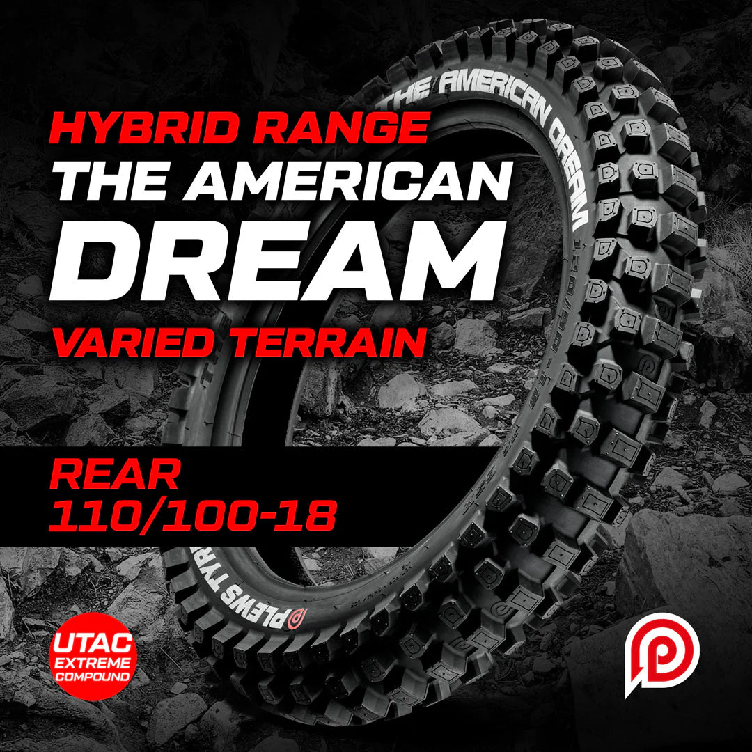 Plews Tyres The American Dream Extreme/Hybrid 110/100-18