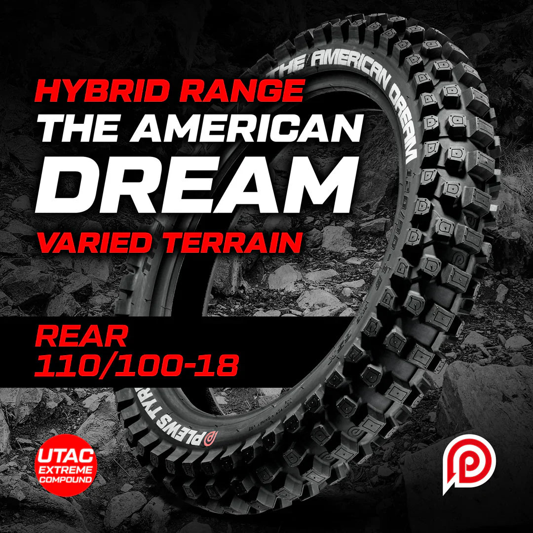 Plews Tyres The American Dream Extreme/Hybrid 110/100-18