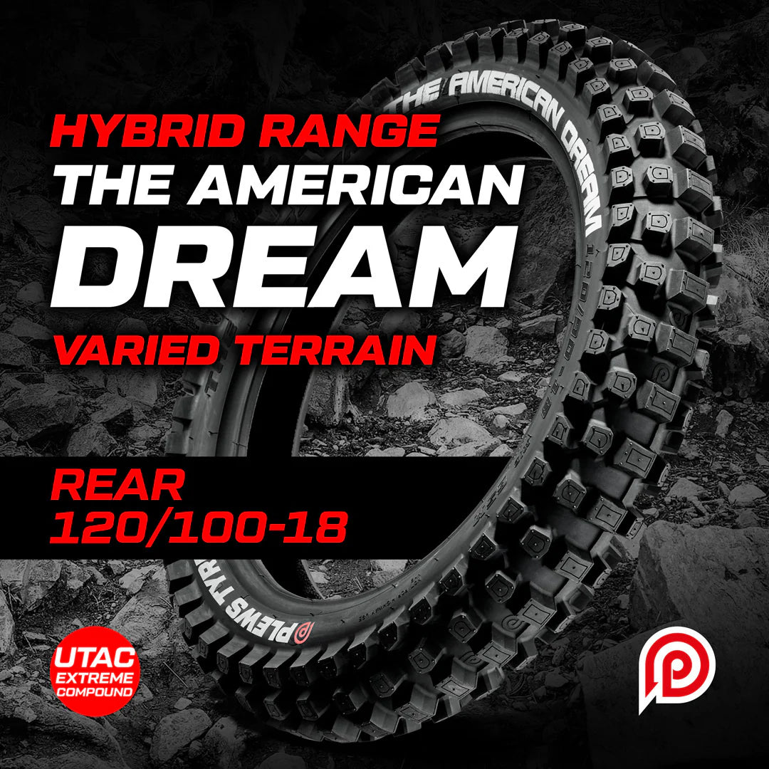 Plews Tyres The American Dream Extreme/Hybrid 120/100-18