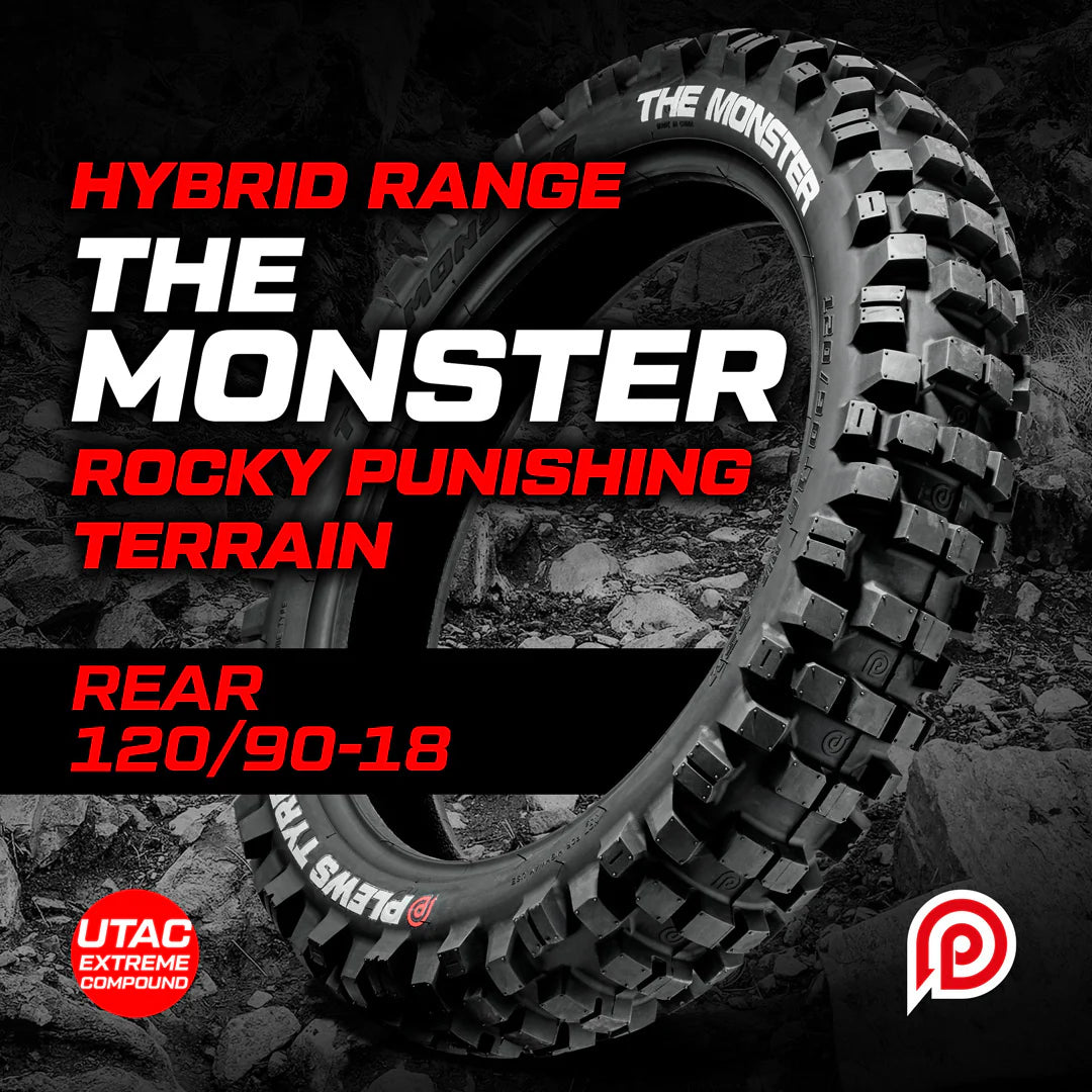 Plews Tyres The Monster Extreme/Hybrid 120/90-18