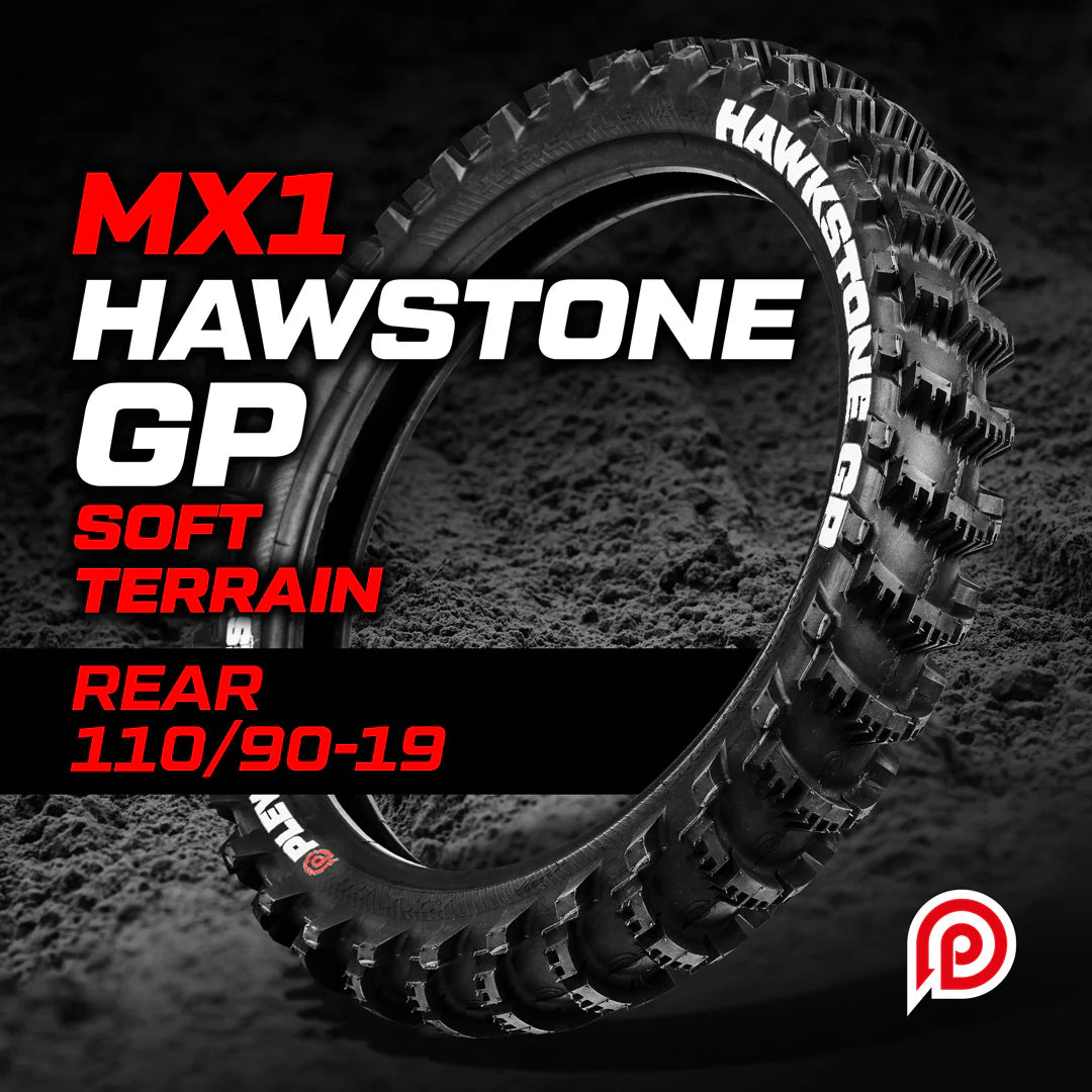 Plews Tyres MX1 HAWKSTONE GP Soft Rear ( 110/90-19)