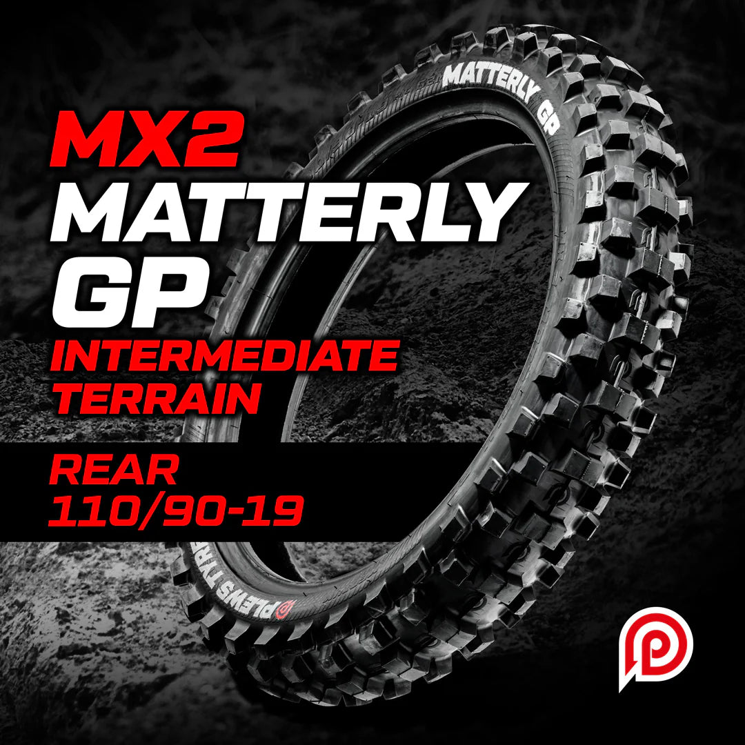 Plews Tyres MX2 MATTERLY GP Medium Rear (110/90-19)