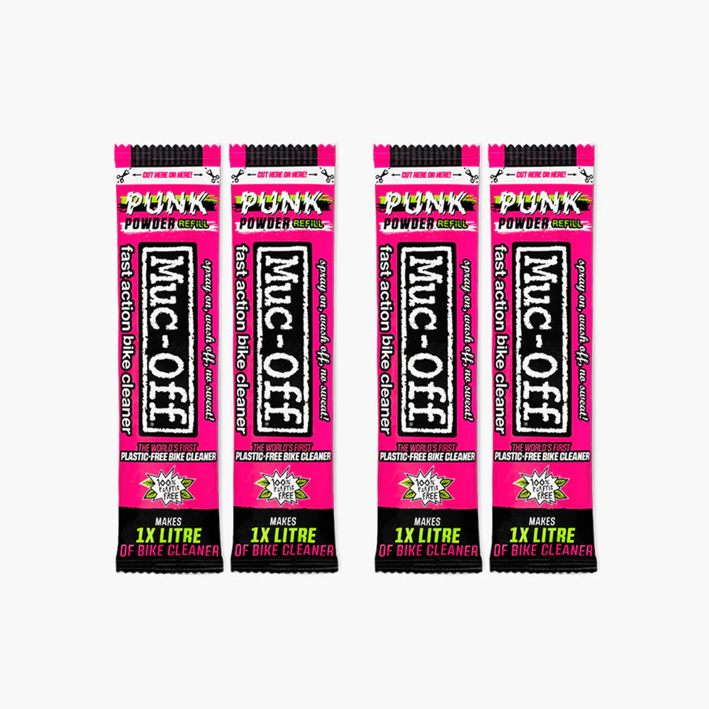 MUC-OFF PUNK POWDER BIKE CLEANER (4 PACK POUCHES)
