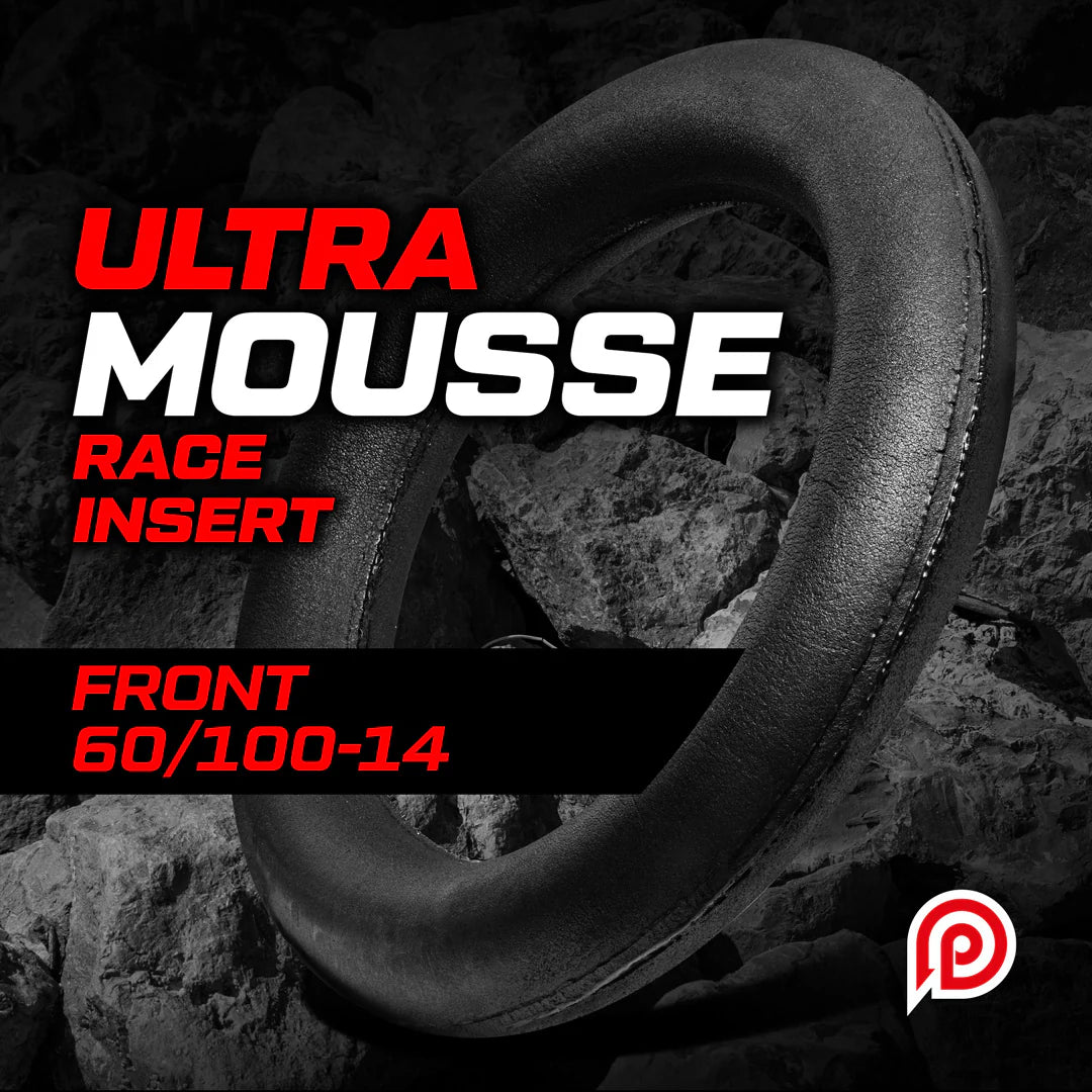 Plews Tyres Ultra Mousse Front Tyre Sizes: 60 / 100 - 14