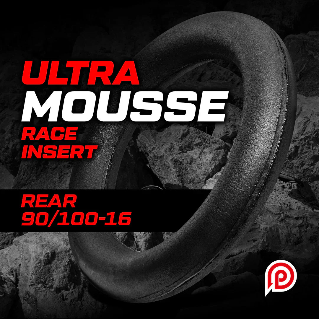 Plews Tyres Ultra Mousse Rear Tyre Sizes: 90 /100 - 16 Standard
