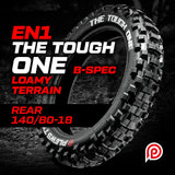Plews Tyres EN1 EXTREME THE TOUGH ONE Rear Spec B 15 MM (140/80-18)