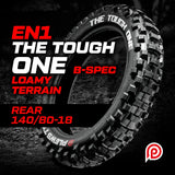 Ελαστικό Plews EN1 EXTREME THE TOUGH ONE Πίσω Spec Β 15 MM (140/80-18)