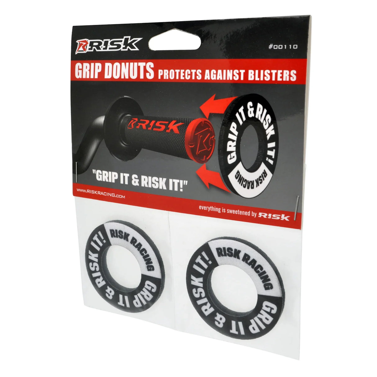 Προστατευτικά Γκριπ (Donuts) Motocross / Enduro Μαύρα