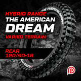 Plews Tyres The American Dream Trail Compound 120/90-18