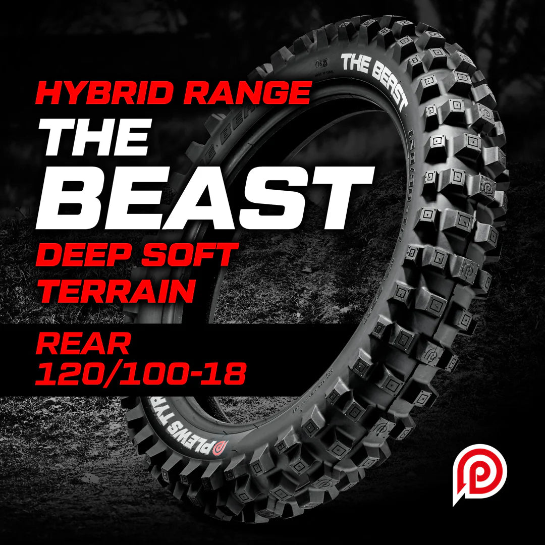Plews Tyres The Beast Trail Compound 120/100-18