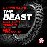 Plews Tyres The Beast Trail Compound 120/100-18