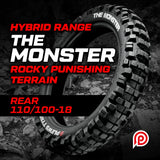 Plews Tyres The Monster Trail Compound 110/100-18