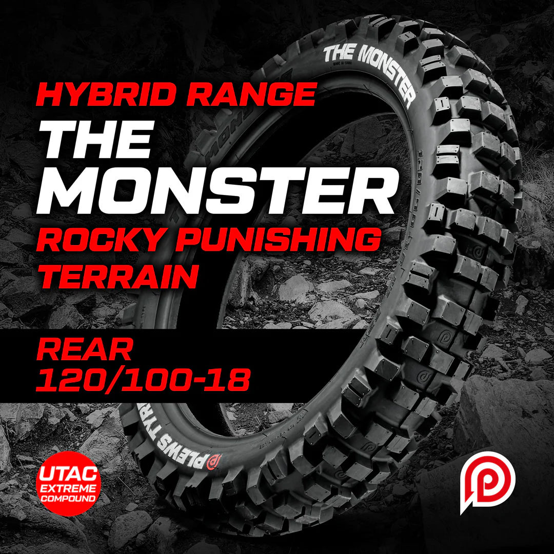 Plews Tyres The Monster Extreme/Hybrid 120/100-18