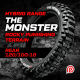 Ελαστικό Plews The Monster Hybrid Trail Πίσω (120/100-18)