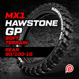 Plews Tyres MX1 HAWKSTONE GP Soft Rear ( 90/100-16)