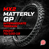 Plews Tyres MX2 MATTERLY GP Medium Front (70/100-19)