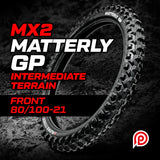 Plews Tyres MX2 MATTERLY GP Medium Front (80/100-21)