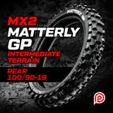 Plews Tyres MX2 MATTERLY GP Medium Rear (100/90-19)