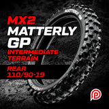 Plews Tyres MX2 MATTERLY GP Medium Rear (110/90-19)