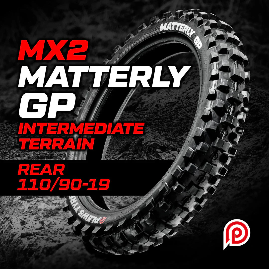 Plews Tyres MX2 MATTERLY GP Medium Rear (110/90-19)