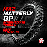 Plews Tyres MX2 MATTERLY GP Medium Rear (110/90-19)