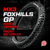 Plews Tyres MX3 FOXHILLS GP Hard Front (60/100-12)