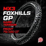 Plews Tyres MX3 FOXHILLS GP Hard Front (70/100-17)