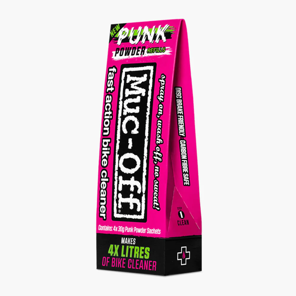 MUC-OFF PUNK POWDER BIKE CLEANER (4 PACK POUCHES)