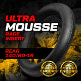Plews Tyres Ultra Mousse Rear Tyre Sizes: 140 / 80 - 18 High Durability